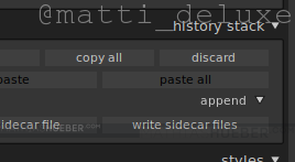 Write metadata changes to sidecar file in darktable.